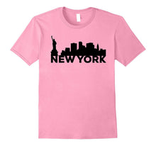 New York City Buildings Statue of Liberty Souvenir T-Shirt