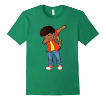 Dabbing African American Schoolboy USA Flag Pin Kids T-Shirt