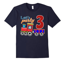 3 Years Old 3rd Birthday Train 3 Toddler Kids T-Shirt