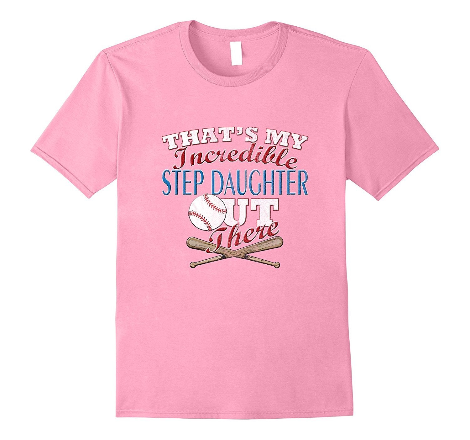 Baseball Softball Daughter Step Mom or Step Dad T Shirt – vcshopify2