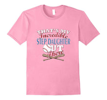 Baseball Softball Daughter Step Mom or Step Dad T Shirt