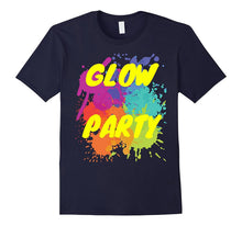 Glow Party Birthday Shirt With Splatters