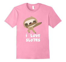 Cute Dabbing Sloth Shirt - Funny I Love Sloths Dab T-Shirt