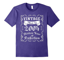 13th Birthday Gift T-Shirt 13 Years of Perfection 2004 Birth