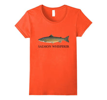 Salmon Whisperer T-Shirt - Fly Fishing Pole Outdoors Tee