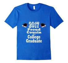 2017 College Graduation Tshirt Proud Cousin Graduate