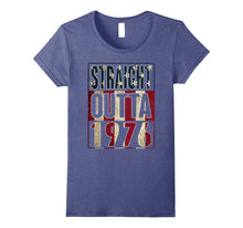 41th Birthday Straight Outta 1976 American Flag T Shirt