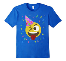 Silly Face Emoji Birthday Party Shirt - Glitter Emoji Shirt