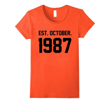 Happy 1987 My 30 Th Birthday Gift Ideas Tshirt for Lover