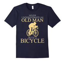 Men's Never Underestimate an Old Man With a Bicycle T-Shirt