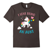 L Love Being an Aunt Tshirt - Funny Unicorn Aunt Gift Tee
