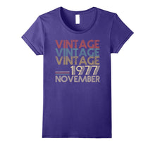 Retro Classic Vintage NOVEMBER 1977 - 40th Gift 40 Years Old