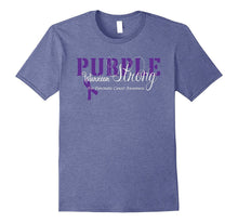 Pancreatic Cancer Purple Ribbon Strong Warrior Awareness