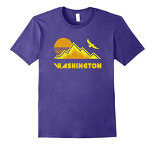 Retro Washington T-Shirt Distressed Hiking Tee