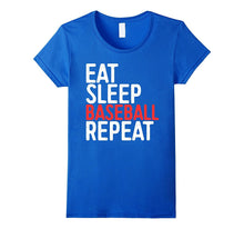 Eat Sleep Baseball Repeat T-Shirt Funny Sport Game Gift
