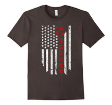 American Flag for Soccer Ball American T-Shirt