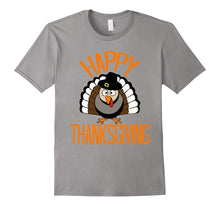 Happy Thanksgiving Turkey Pilgrim Hat T-Shirt