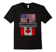 Funny Canadian Roots T-Shirt Canada America American Quote