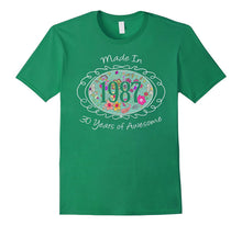 30th Birthday Gifts for Her Woman 1987 40 Bday Gift Tshirt