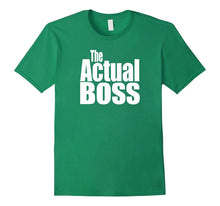 Funny Matching Coordination Family the Actual Boss Tshirts