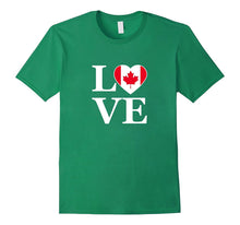 Love Canada Independence Day T-Shirt Canadian Heart Gifts