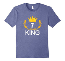 Funny 7th Birthday 2000 Gifts T-Shirt Boys King Vintage Tee