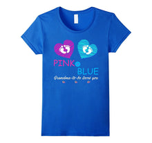 Pink or Blue: Baby Shower Gender Reveal Shirt for Grandma
