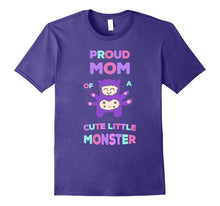 Proud Mom of a Cute Monster Girl Daughter Mother T-Shirt