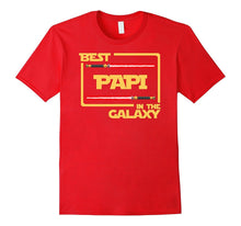 Mens Best Papi in the Galaxy Father's Day Gift T-Shirt
