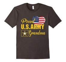 Proud U.S. Army Grandma Patriotic Heart T Shirt
