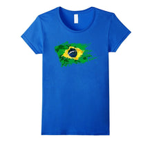 Brazil Splash Flag Tourist T-Shirt