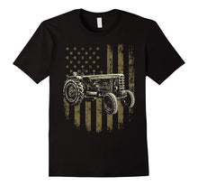 Patriotic Shirt for Men Tractor Shirt American Flag Shirt