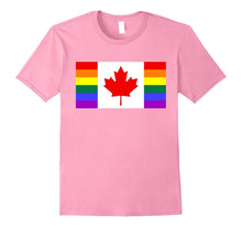 Rainbow Canadian Flag Shirt LGBTQ Rights