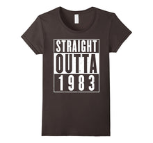 Straight Outta 1983 T-Shirt - Funny 34th Birthday Gift