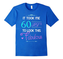 60th Birthday Gift Shirt Fabulous 60 Year Old Tshirt