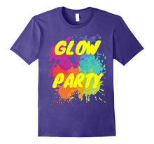 Glow Party Birthday Shirt With Splatters