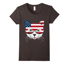 4th of July Cute Cat Independence Day T Shirt