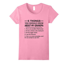 5 Things You Should Know About My Grandpa T-Shirt