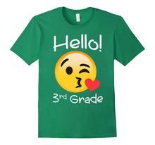 3rd Grade Back to School Hello Third Grade Emoji T-Shirt