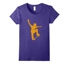 Skateboard Kick Flip Tshirt Silhouet Skateboarder