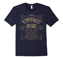 40th Birthday Gift Shirt Vintage Dude 1977 40 Year Old Shirt
