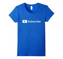 Subscribe Play Tube Button Vlogger T-Shirt 2016