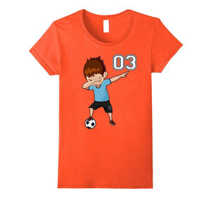 #3 Soccer Shirt for Boys Funny Dabbing Dab Dance Soccer Ball