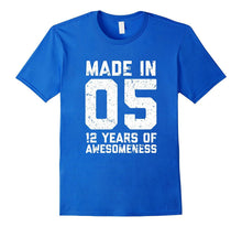 12th Birthday Shirt Gift Age 12 Year Old Boy Girl Tshirt Tee