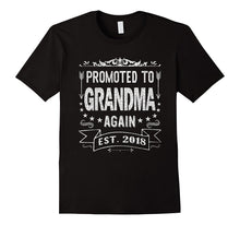 Promoted to Grandma Again 2018 T Shirt New Grandma Vintage