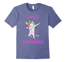 15 and Fabulous Sweet Fifteen-Birthday Unicorn Dab T Shirt