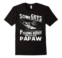 Mens Funny T-Shirt My Fishing Buddies Call Me Papaw Gift