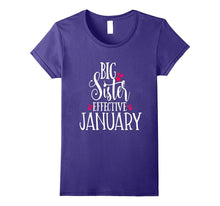 Big Sister Shirt Pregnancy Baby Mom Effective January