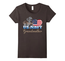Proud US Navy Grandmother Shirt - Patriotic Heart