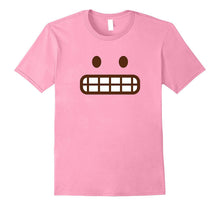 Emoji Nervous Face T-Shirt Grimacing Halloween Emoji Costume